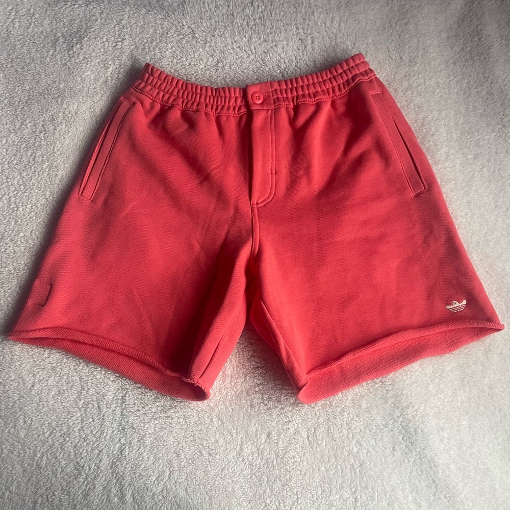 Pink adidas shorts 🩷